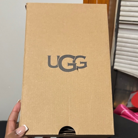 UGG Dark Gray and Tan Slip-On Loafers - Picture 4 of 4